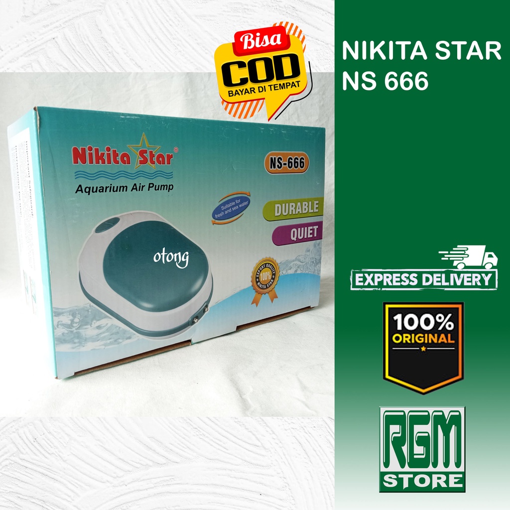 NIKITA STAR NS 666 NS 666 AERATOR 2 LUBANG AIRPUMP AQUARIUM