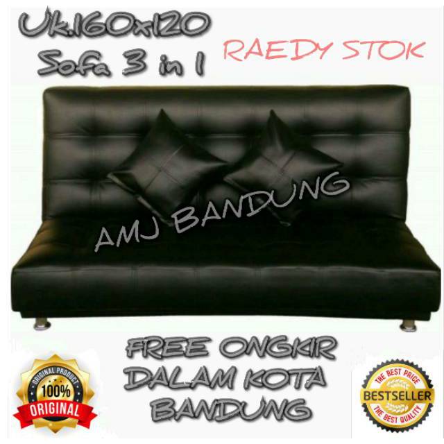 READY STOK Sofa bed 160 sopa rilex sofa rickliner 3 IN 1 ter murah di bandung PESAN INSTAN