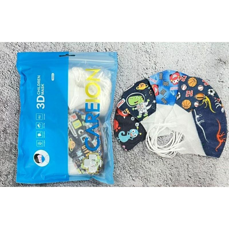 Masker duckbill anak careion isi 50pcs murah