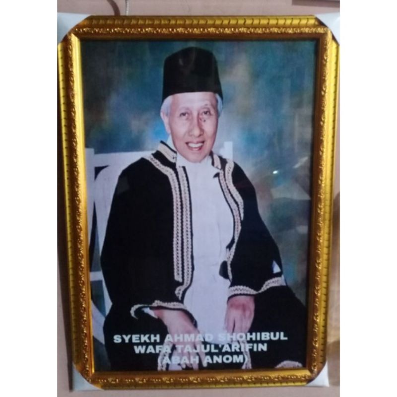 Bingkai Kaca Foto Kaca Abah Anom Ukuran 30x40✓ dan 32x48✓