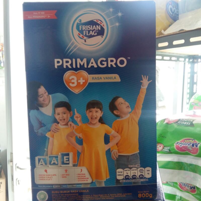 Frisian flag Primagro 3+ Madu Vanila 1200 gr 800 gr Susu Formula Anak