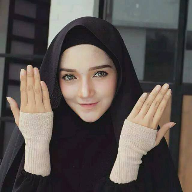 Handshock rajut manset tangan manset panjang 43 cm