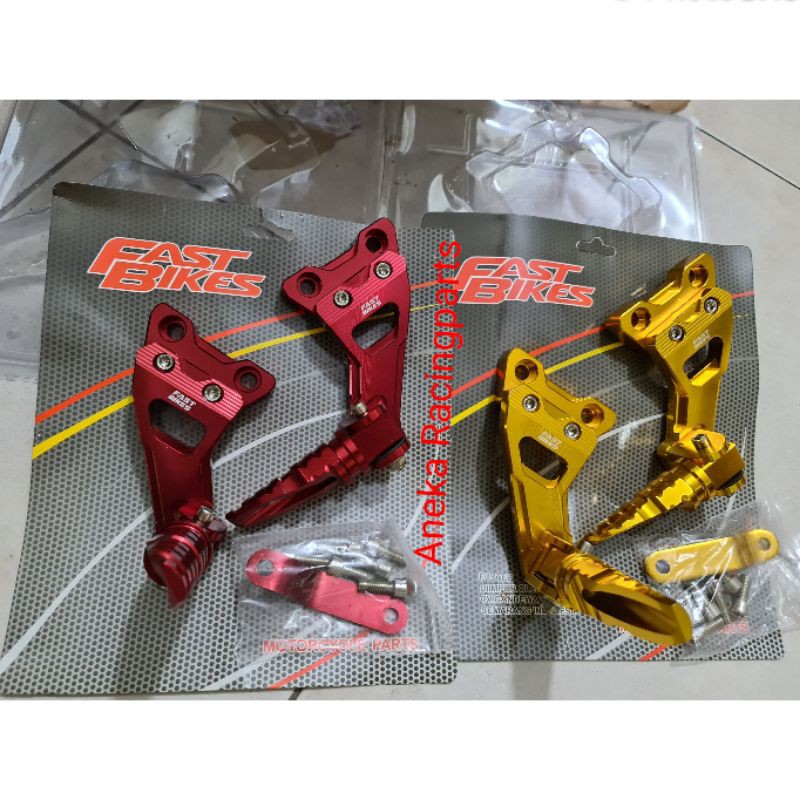 pijakan kaki belakang klx bahan cnc fastbike mantap untuk aliran sumo / step belakang klx