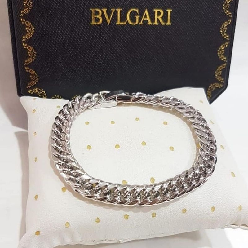 GELANG TANGAN RANTAI WANITA KOMBINASI MODEL BLINK LAPIS EMAS IMITASI