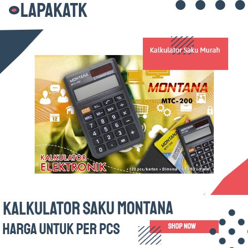 

Promo Kalkulator Saku Murah (PER PCS) +