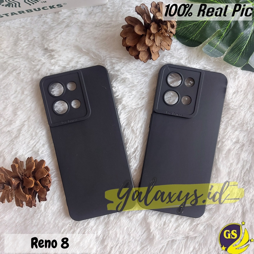 CASE OPPO RENO 4 / RENO 5 /RENO 5F/ RENO 6 4G/ RENO 8T 2023 RENO 7 4G / RENO 7 5G / RENO 7Z 5G / RENO 8 4G / RENO 8 5G 2022 / RENO 8 PRO 5G 2022 / RENO 8Z 5G SOFTCASE CASE PRO CAMERA PROTECTION CASEPRO TPU PREMIUM SLIM MATTE PELINDUNG KAMERA