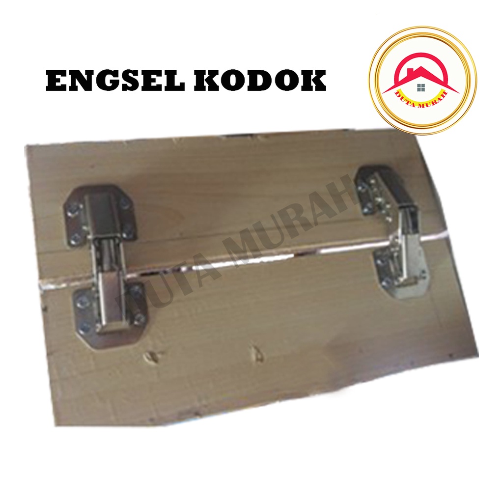 Engsel Kodok 4 Inchi Plate Hinge 90' opening L NK Steel Per 1 Pcs, FREE SKRUP