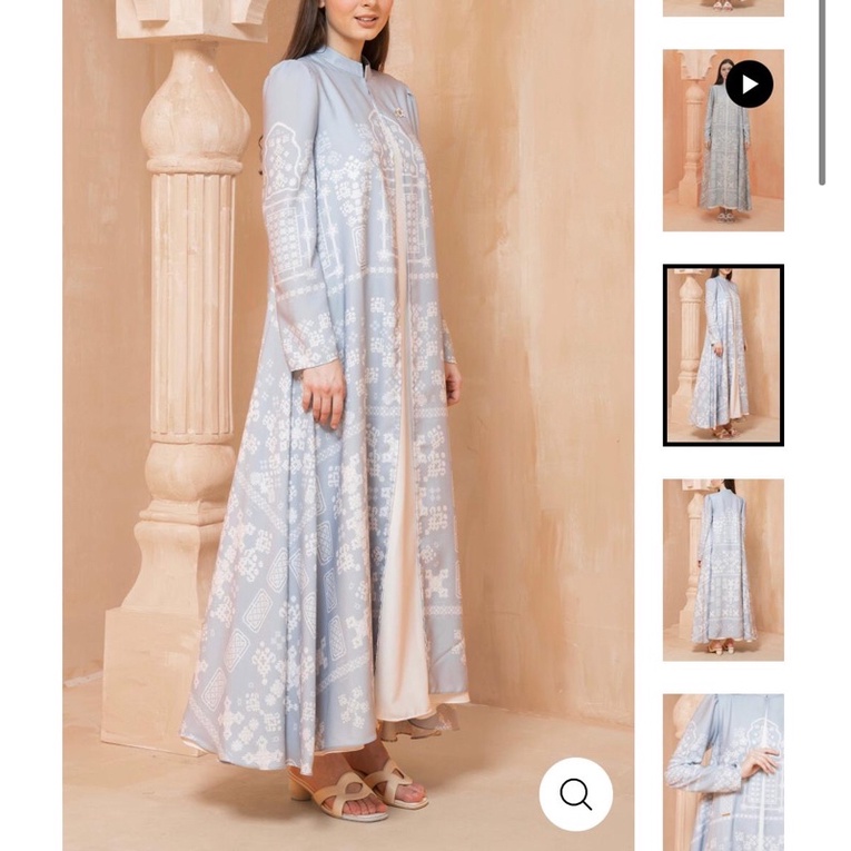 MASHRABIYA OUTER AZURE WEARING KLAMBY