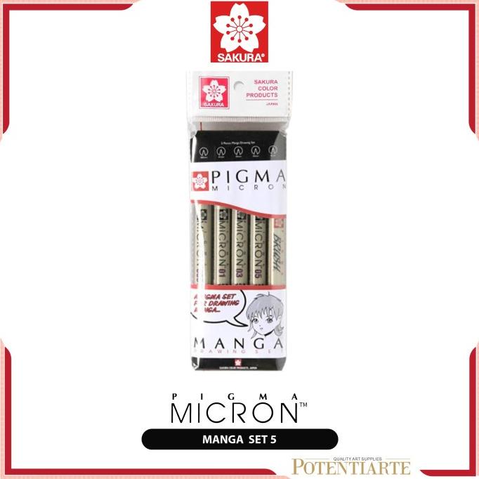 

(BISA COD) Drawing Pen Sakura Pigma Micron Manga Set HEMAT Kode 170