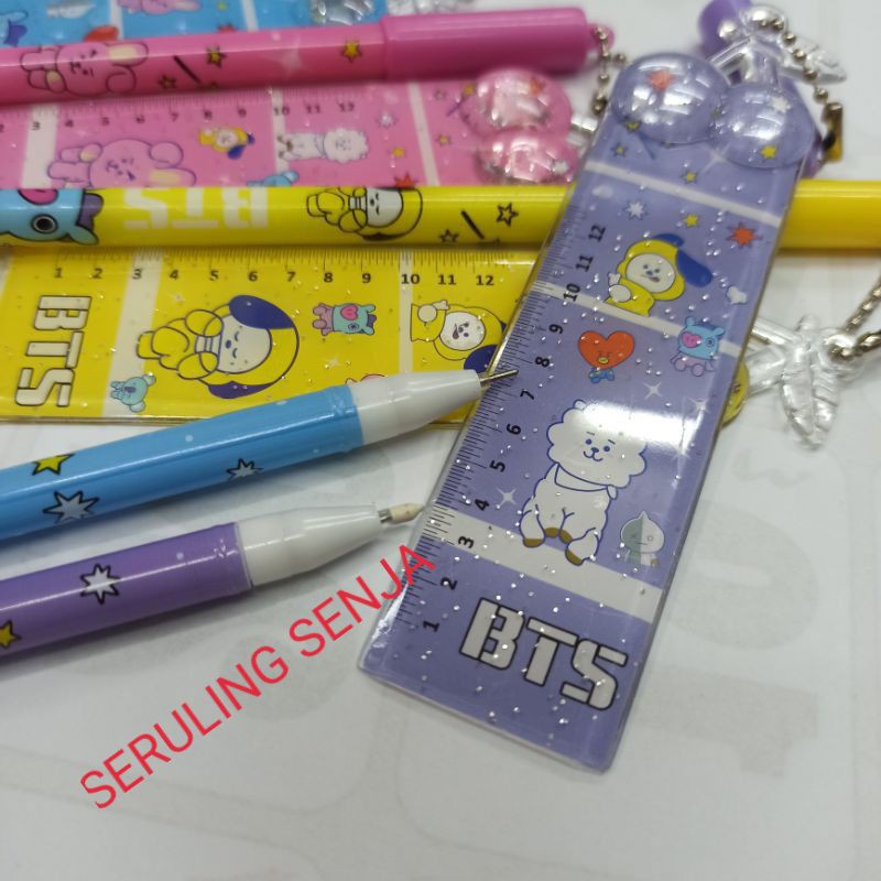 

PULPEN GEL BTS BT21 GANTUNGAN PENGGARIS ( 0,5 mm) Isi 12 pcs