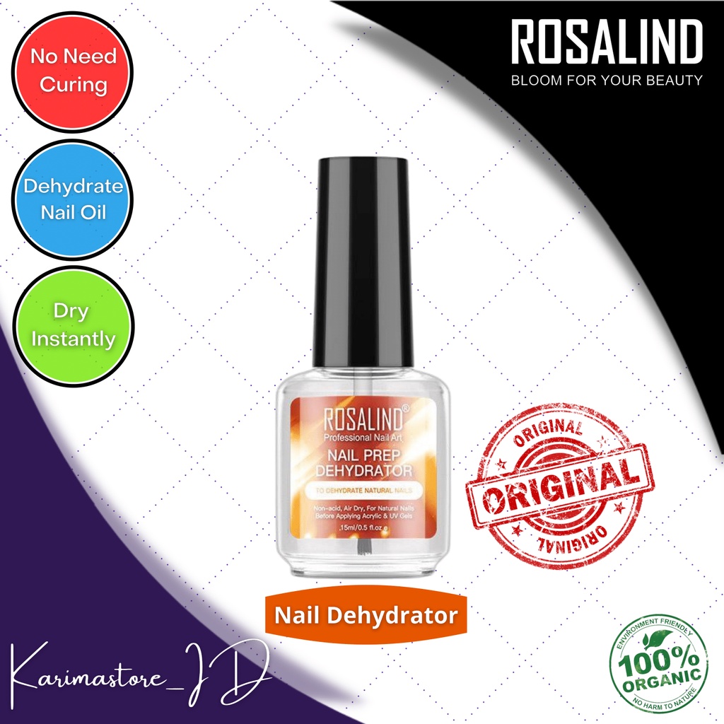 ROSALIND Nail Dehydrator untuk Gel UV LED / Kutek / Cat Kuku / Perawatan Kuku