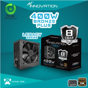 PSU Innovation 400W Bronze (Garansi 8 Tahun Ganti Baru) power  supply