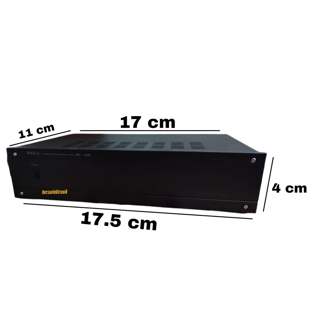 box power amplifier MK 200 Bell box ampli mk200 Bell