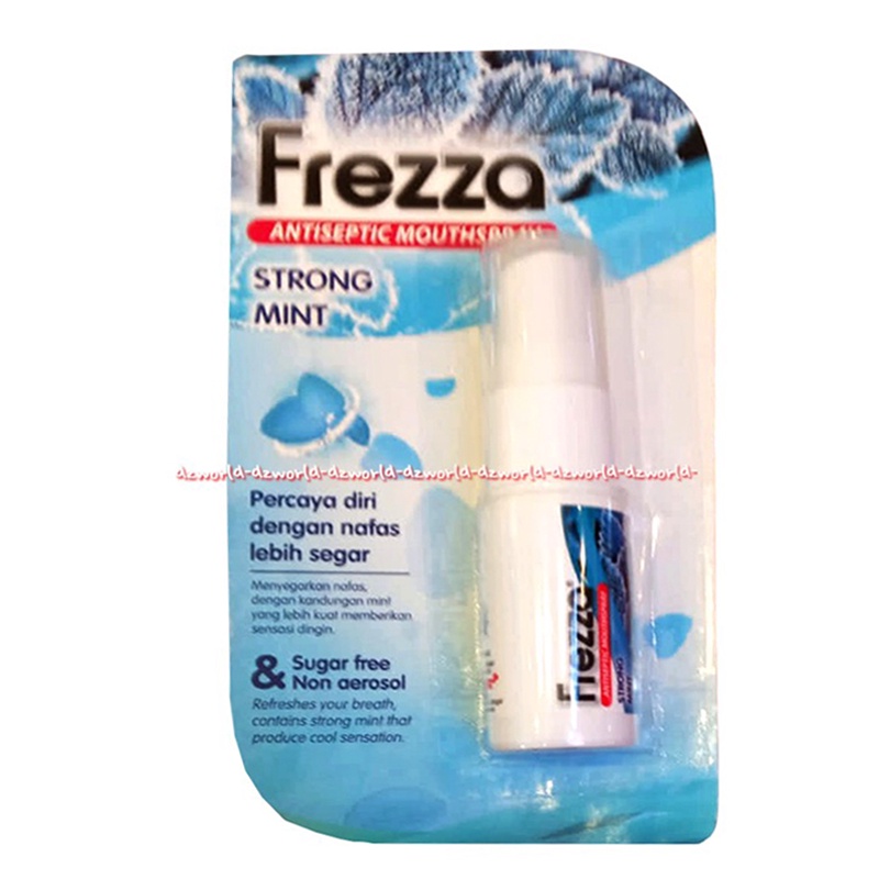 Frezza Antiseptic Mouthwash Spray Strong Mint 13ml Obat Kumur Freza Anti Septic Freza Freeza Anti septic Antiseptik Penyegar Nafas Menghilangkan Bau Mulut Semprotan Mulut