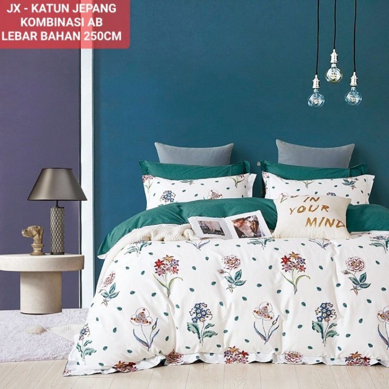 Seprai Katun Jepang/ Sprei Katun Satin Impor Original