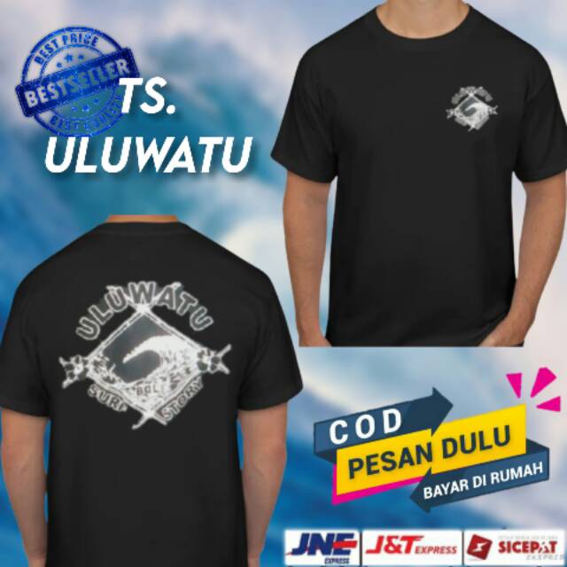 Kaos Pria Wanita Uluwatu Bali Baju Murah Bali Kaos Unisex Murah Bali