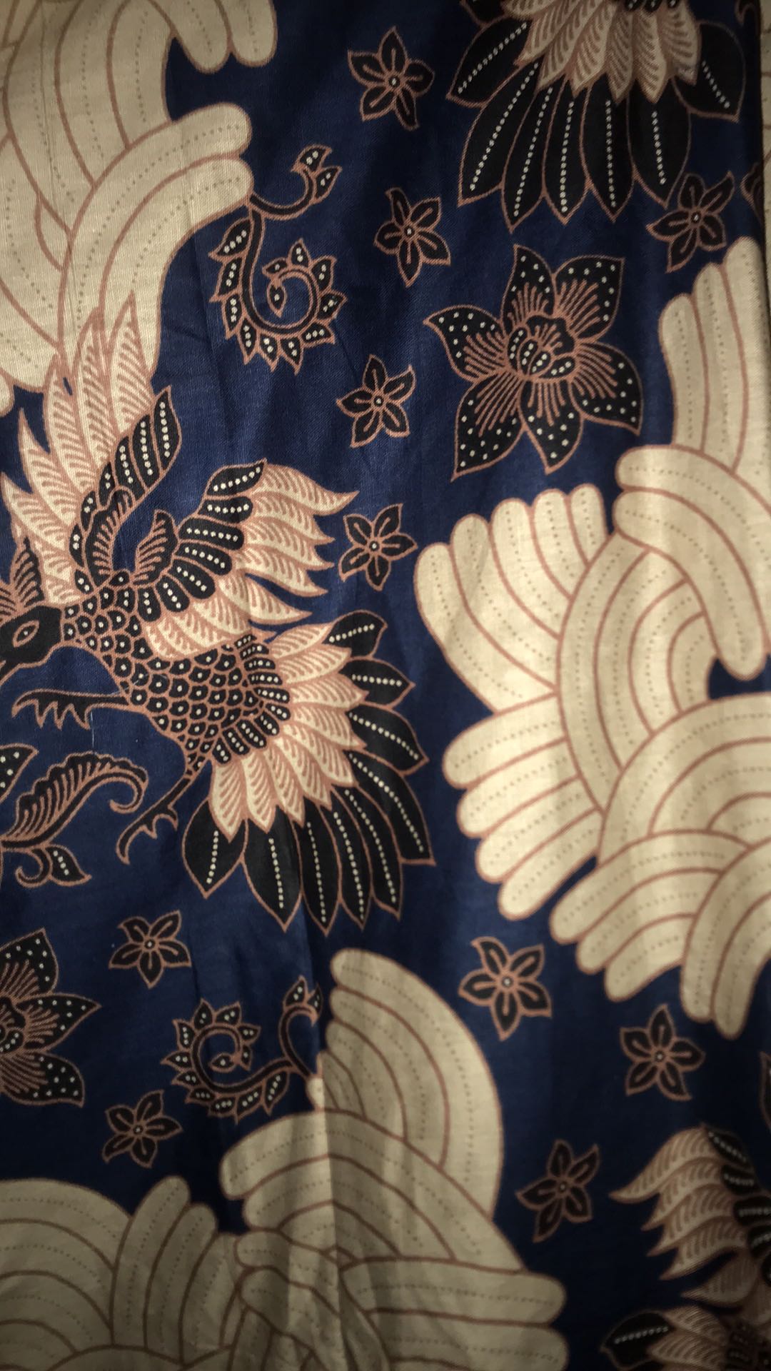 Tey-17 Batik Wanita Asj Sa Hrb026 Kenongo Kemeja Tosca Pendek