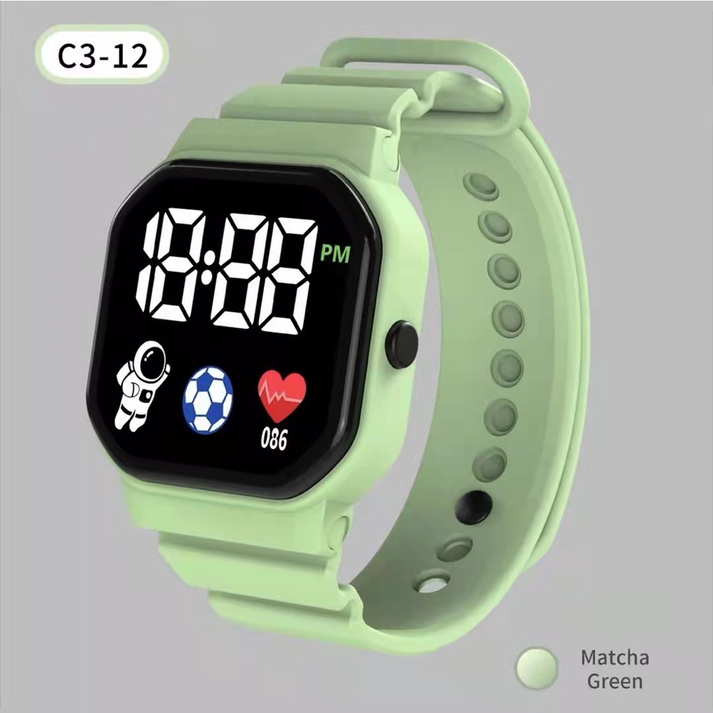 Jam Tangan Digital LED modern Jam LED Korea Style Unisex Smartwatch Indo-03 Indoberkah88