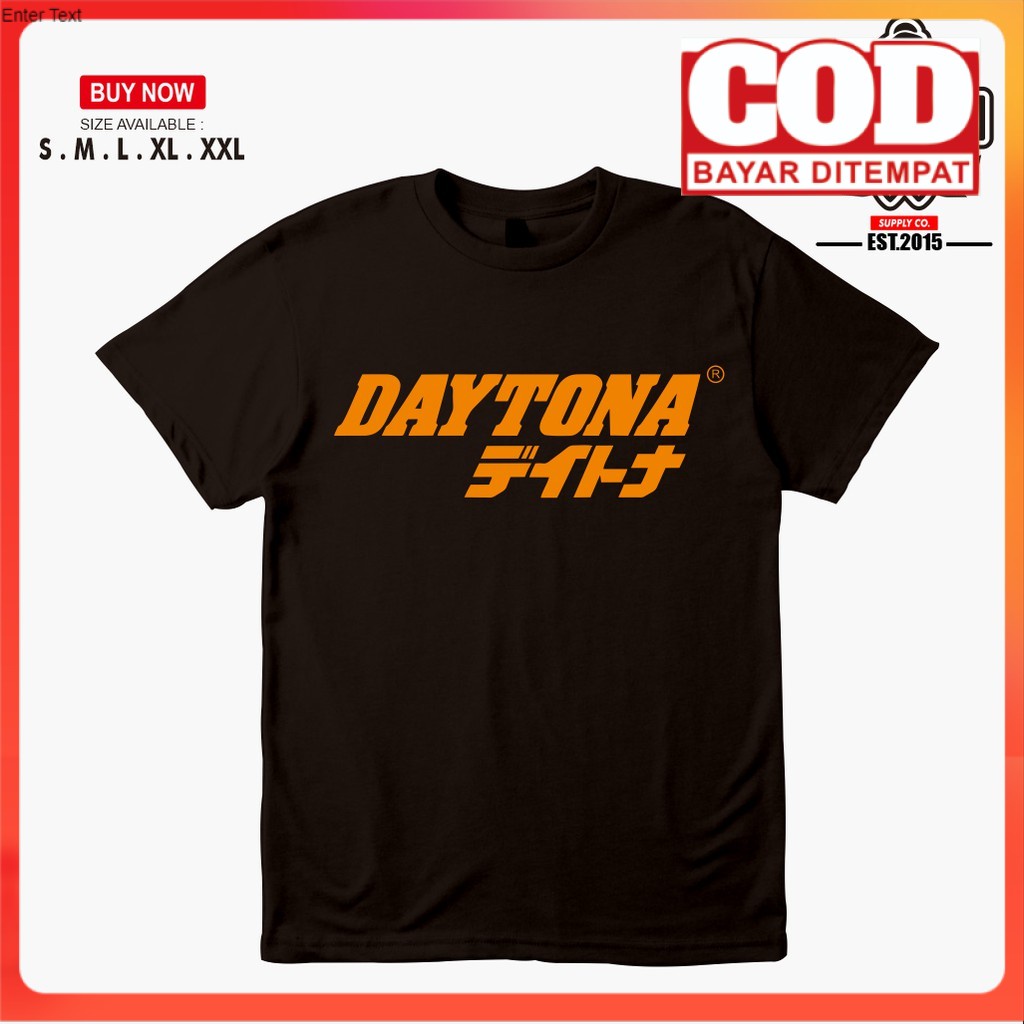 Kaos Baju Racing Daytona Japan Logo Kaos Otomotif -
