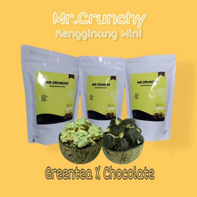 

Rengginang Mini Rasa Greentea dan Chocolate