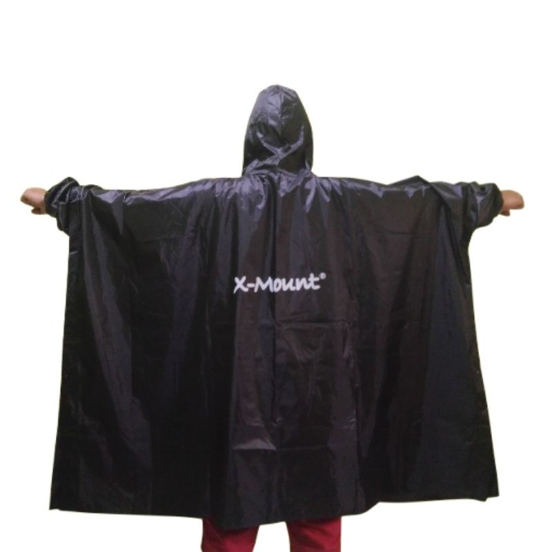 Jas Hujan PONCO Lengan Tangan allsize Big Size Raincoat kelelawar X-Mount