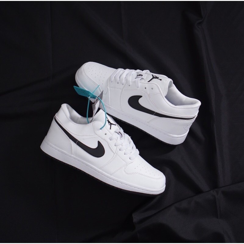 jordan low 1 white black