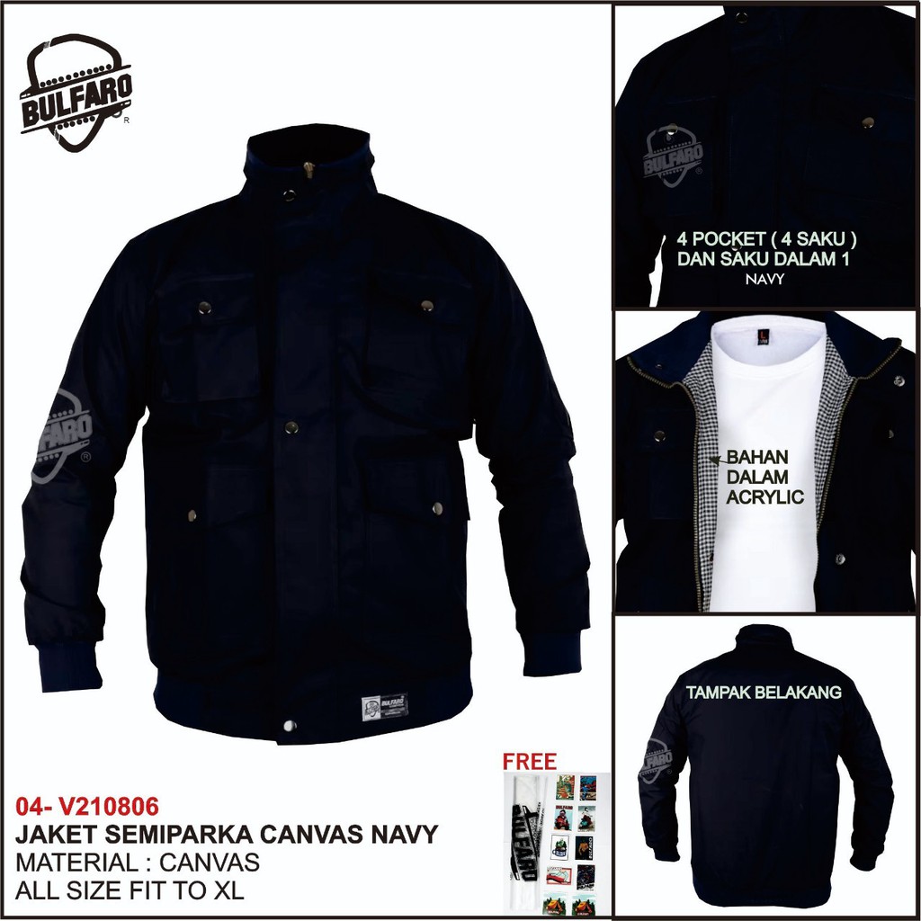 JAKET SEMI PARKA PRIA | JAKET MOTOR KEREN | JAKET GUNUNG KEREN | JAKET SEMI PARKA