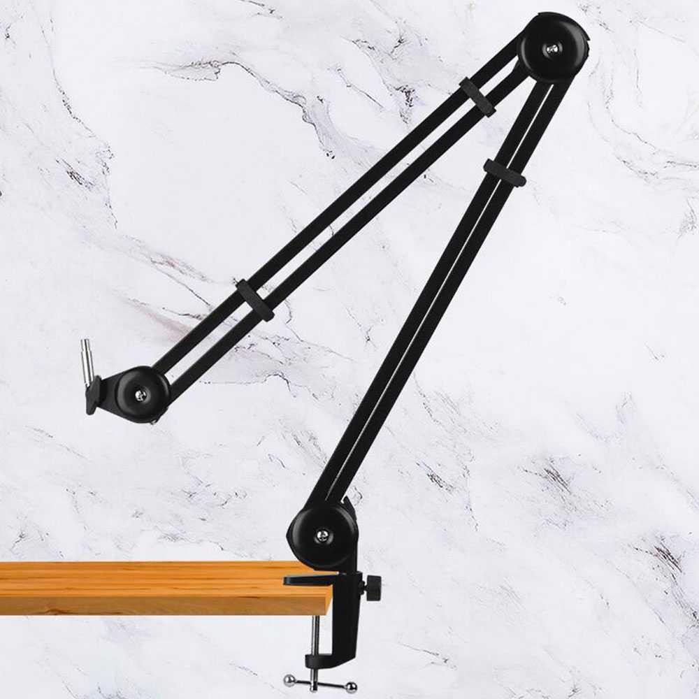 TaffSTUDIO Holder Microphone Boom Arm Table Mount Springless NB38 ( Mughnii )