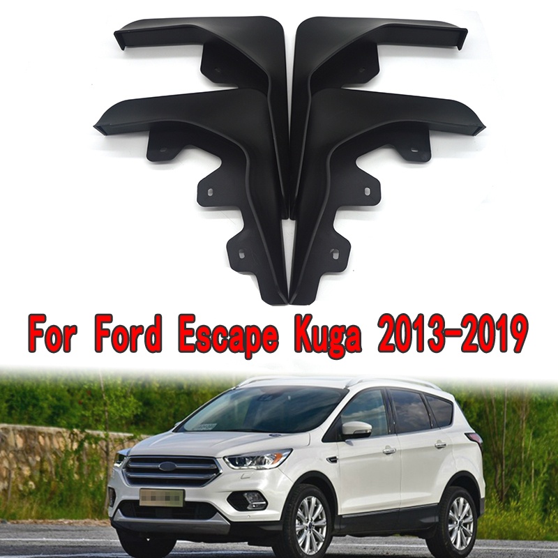 1 Set Mud Flap Pelindung Splash Untuk Fender Mobil Ford Escape Kuga 2013 2014 2015 2016 2017 2018 2019