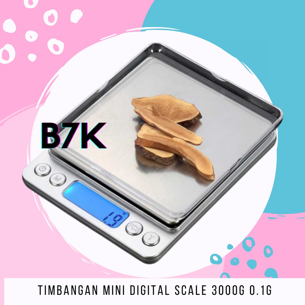 Timbangan Digital Scale 3000g | Timbangan Digital Dapur | Kiloan Digital