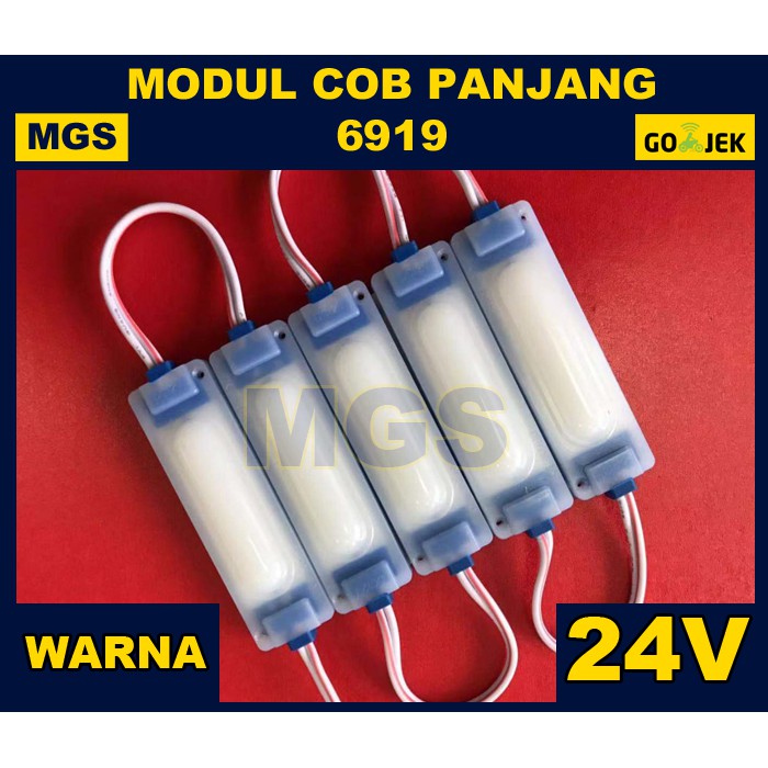 100Pcs Modul 6919 COB Panjang 24v - Warna