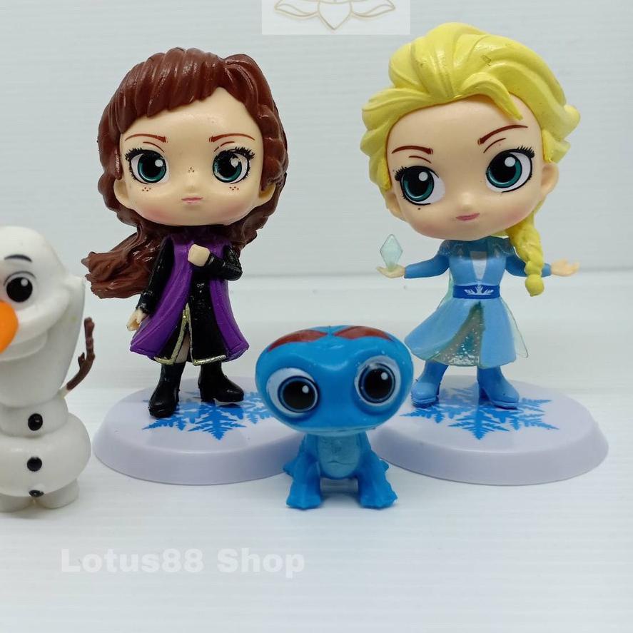 

Terbaik! Figure Frozen 2 Set Isi 4 Pcs dan 5 Pcs Topper Kue Frozen Elsa Anna