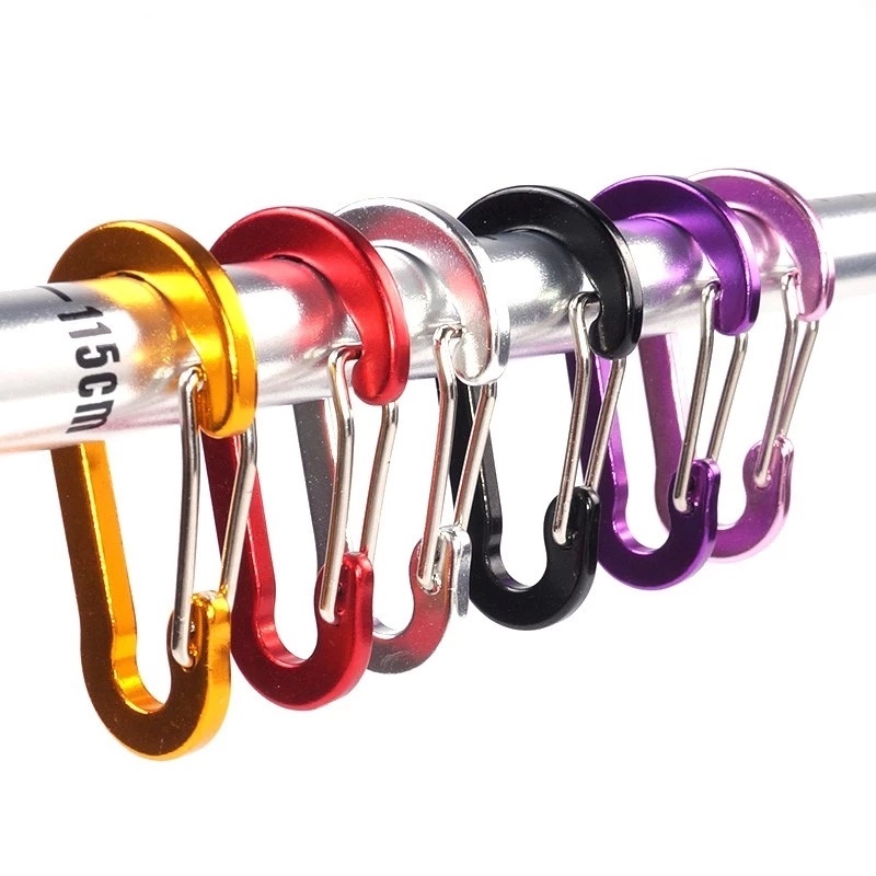 Carabiner Bahan Aluminum Alloy Untuk Camping / Climbing