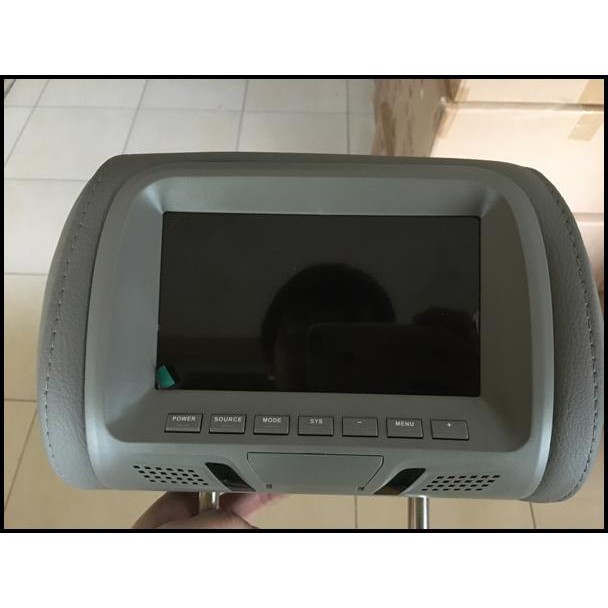 Tv Mobil/Monitor Headrest Layar 7 Inci/Tv Sandaran Kepala Layar 7 Inci