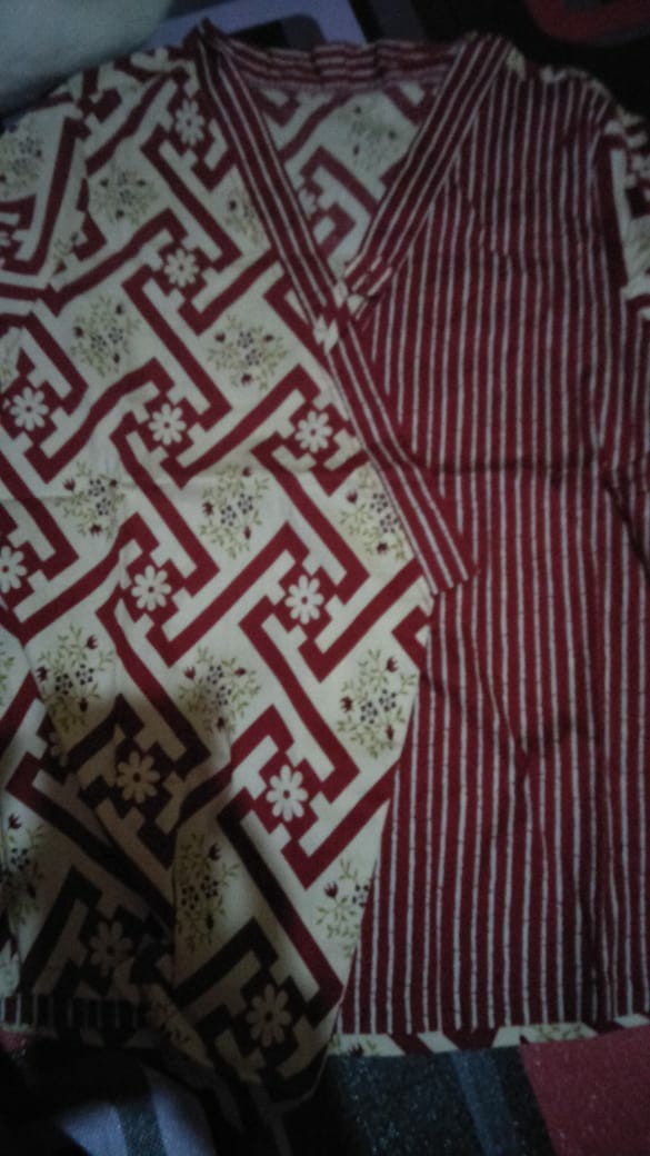 Mety Top Standar / Jumbo / Super Jumbo- Atasan Batik Jumbo Wanita Blouse Wanita / 262