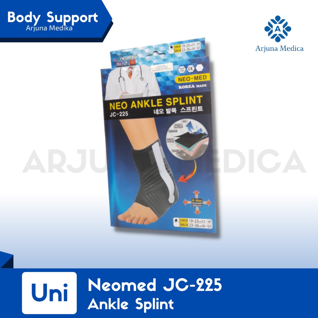 Neomed Ankle Splint JC-225 | Ankle Support | Alat Terapi Ankle