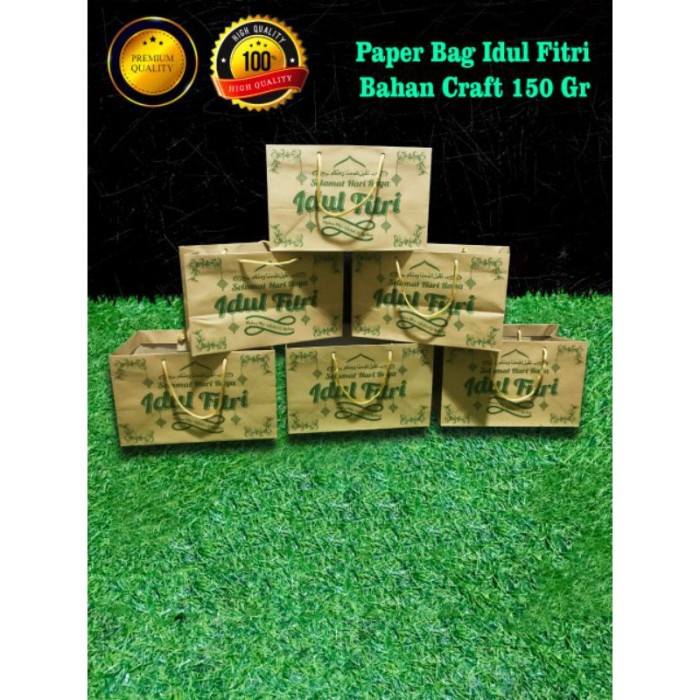 

(TERLARIS) pcs fitri harga paperbag 12 idul coklat