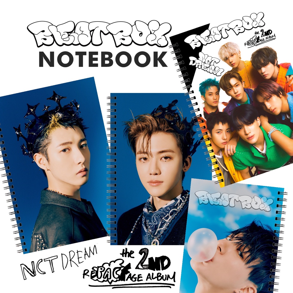 

[COD] Notebook NCT Dream BEATBOX Buku A6 Kpop Jeno Chenle Haechan Mark