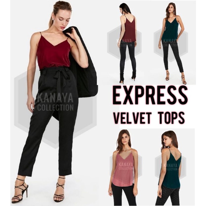 Tanktop Express Velvet V Neck