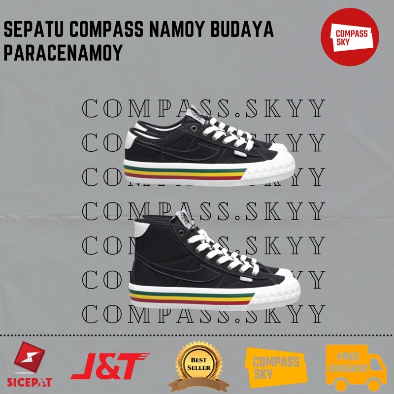 [ORIGINAL] SEPATU COMPASS X NAMOY BUDAYA | COMPASS PARACENAMOY
