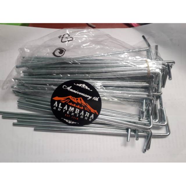Pasak tenda ORIGINAL / pasak tenda camping / paku tenda / pasak