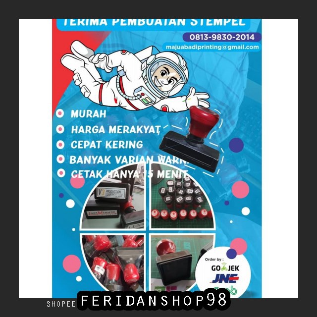 

BT272 PROMO STEMPEL MURAH BEST OTOMATIS FLASH WARNA 15 MENIT L JADI STEMPEL - PROMO UK KECIL BY FERI