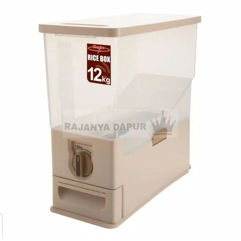 Maspion Rice Box MRD/EX - 12 kg - tempat penyimpanan beras maspion 12 kg