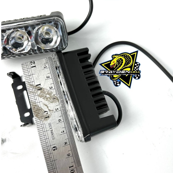 LAMPU TEMBAK LIGHTBAR 2TONE - LAMPU TEMBAK TRAIL- LAMPU TEMBAK PANJANG - LAMPU TRMBAK MOTOR VIXION CRF KLX UNIVERSAL