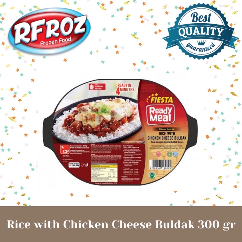 Jual Fiesta Ready Meal Rice With Chicken Cheese Buldak 300 Gram