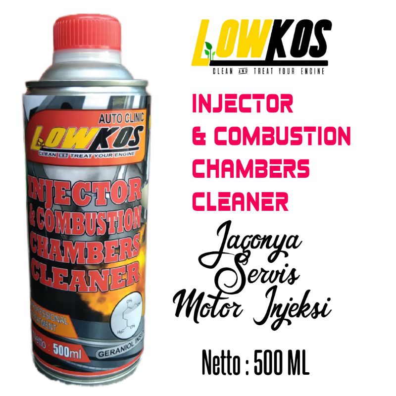 LOWKOS - CAIRAN INFUS INJEKSI 300ML &amp; 500ML INJECTOR CLEANER Pembersih injektor dan ruang bakar mesin untuk semua merk motor dan mobil