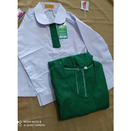 Seragam Tk seragam MI seragam Muslimat seragam sekolah seragam panjang warna hijau ◦ CF.25Au22ᴳ
