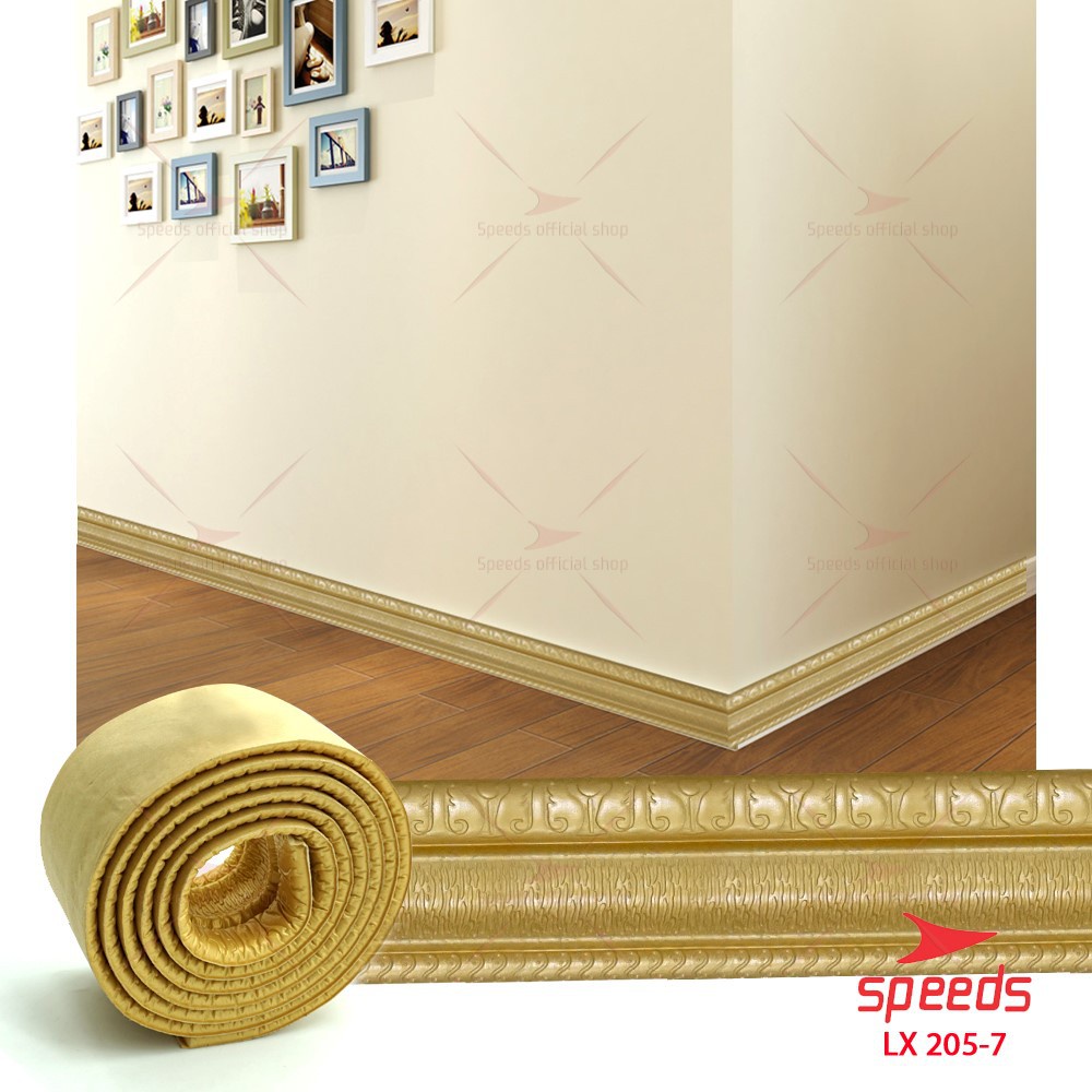 SPEEDS Wallpaper Sticker Lis Wall Border Sticker Wallpaper Border 205-7