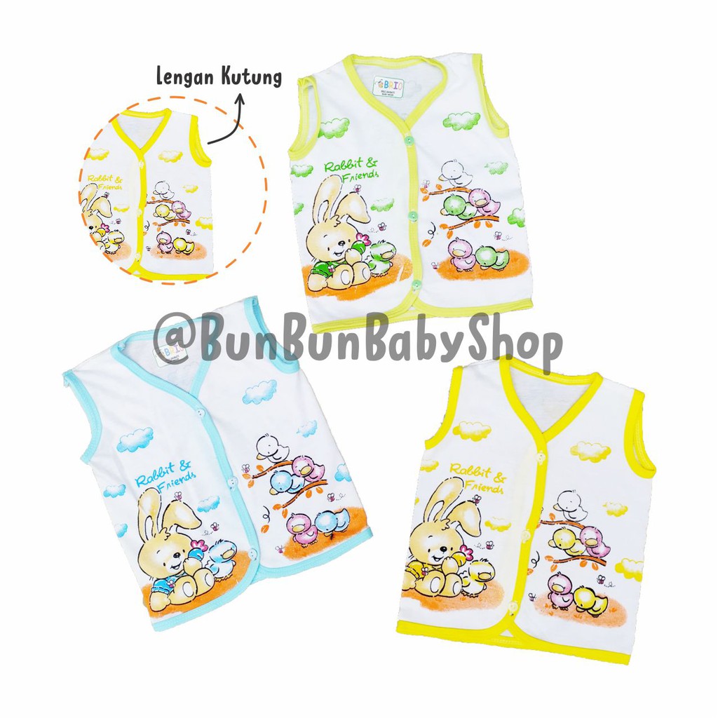 Baju Bayi Tanpa Lengan Kutung New Born Perlengkapan Baby Baru Lahir Laki Perempuan Murah Lucu Atasan