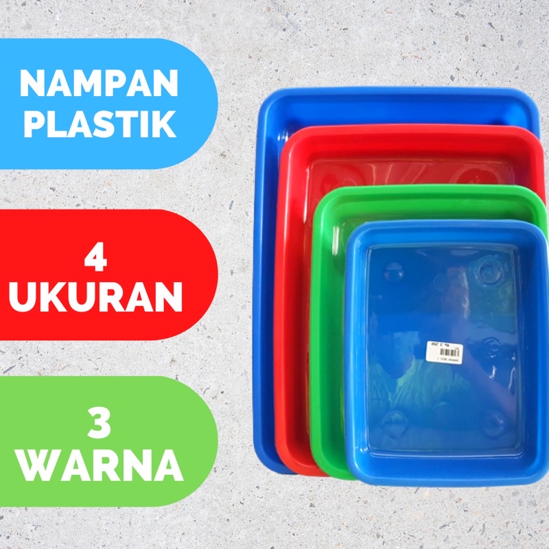 Nampan Plastik Segi Baki Segi Baki Plastik Nampan Makanan Nampan Minuman Nampan Kecil Nampan Sedang 